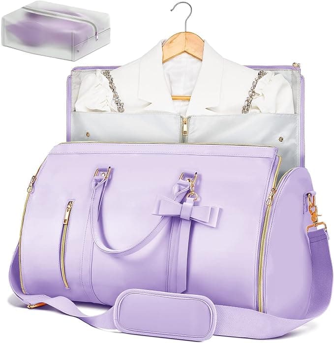 Women's 2-in-1 Garment Duffle Bag for Wrinkle-Free Travel